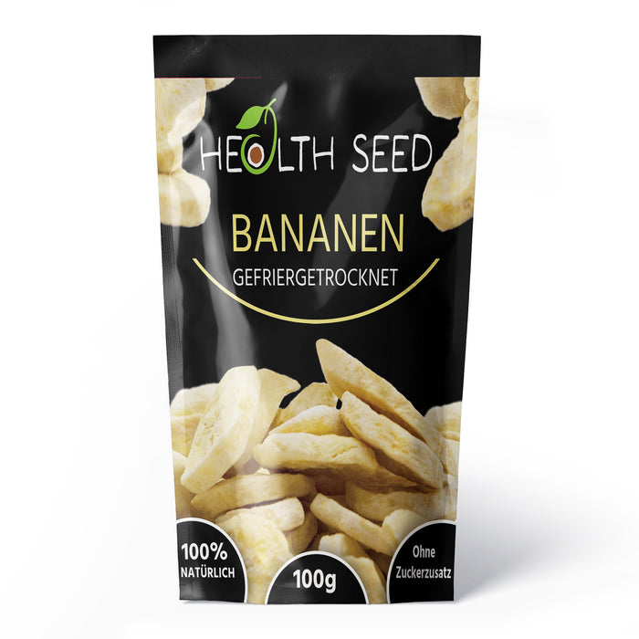 GEFRIERGETROCKNETE BANANEN, 100 g Bananenchips, in Scheiben geschnitten