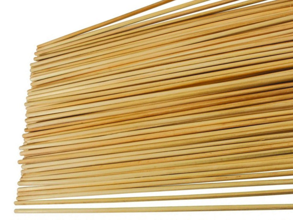 Splittstäbe - Bambus, Pflanzenstäbe, Bambusspieße, 50 cm, 4,5-5 mm, 100 Stk.