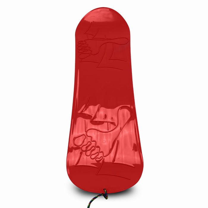 Schlitten Board, Snowboard S für Kinder, Rot