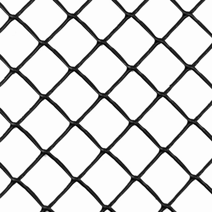 Rasenschutzgitter, Kunststoffnetz, Gartennetz,  - 1,2 x 25m, Schwarz