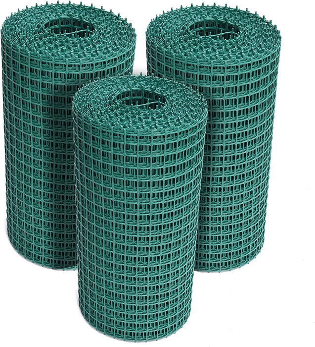 PVC Kunststoffzaunnetz 1,2 x 10 m Grün —