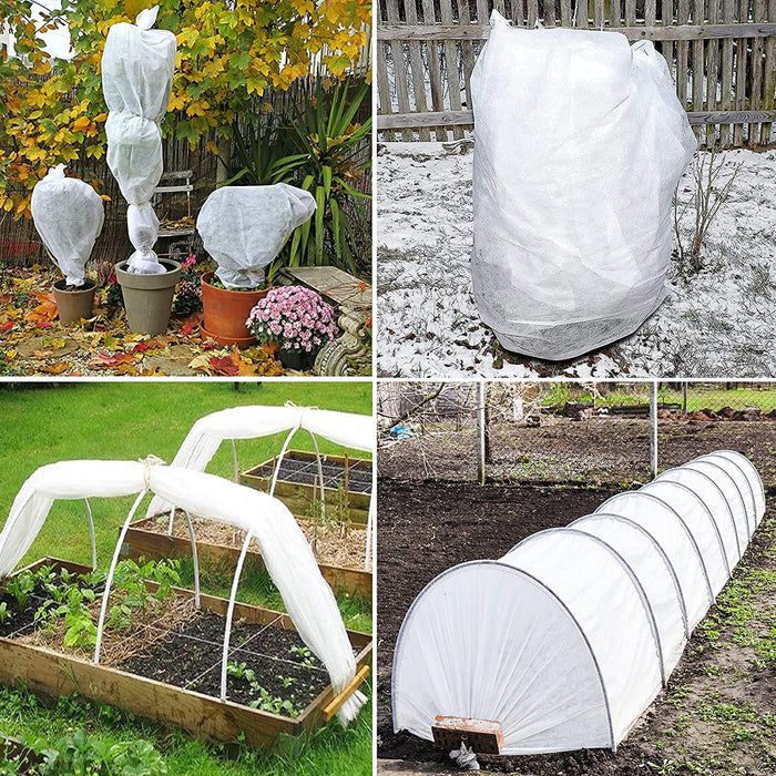 Toison d'hiver pour plantes 50g, couverture végétale, protection contre le gel, 1,6m
