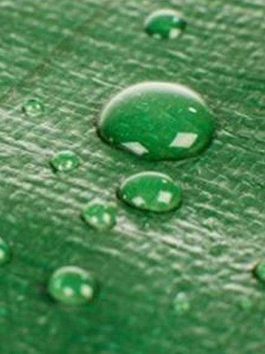 Bâche, bâche polyester avec oeillets métalliques 8x10m - 90 g/m² vert