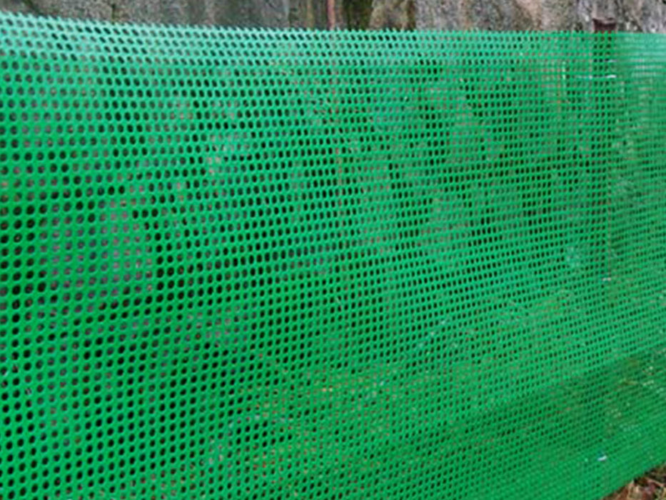Grille plastique, clôture plastique, filet de jardin 0,8 x 50m VERT