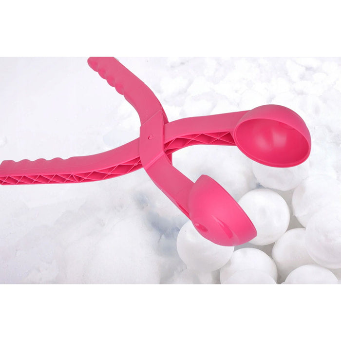 Snowball shaper, snowball tongs, snowball maker, pink